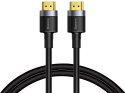 Baseus Kabel HDMI- HDMI 2.0 Baseus Cafule 4K FULL HD 3D 2m Czarno-szary