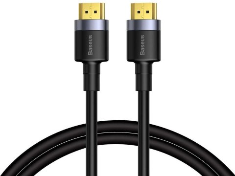 Baseus Kabel HDMI- HDMI 2.0 Baseus Cafule 4K FULL HD 3D 2m Czarno-szary Baseus Kabel HDMI- HDMI 2.0 Baseus Cafule 4K FULL HD 3D 2m Czarno-szary