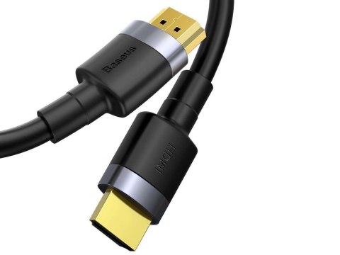 Baseus Kabel HDMI- HDMI 2.0 Baseus Cafule 4K FULL HD 3D 2m Czarno-szary Baseus Kabel HDMI- HDMI 2.0 Baseus Cafule 4K FULL HD 3D 2m Czarno-szary