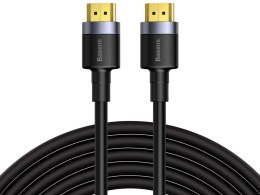 Baseus Kabel HDMI- HDMI 2.0 Baseus Cafule FULL HD 4K 60Hz 3D 5m Czarno-szary
