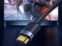 Baseus Kabel HDMI- HDMI 2.0 Baseus Cafule FULL HD 4K 60Hz 3D 5m Czarno-szary
