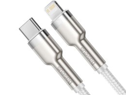 Baseus Kabel przewód Baseus Metal USB-C Type C na Lightning PD 20W 1m White