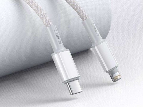 Baseus Kabel przewód Baseus USB-C Type C na Lightning PD 20W 1m White Baseus Kabel przewód Baseus USB-C Type C na Lightning PD 20W 1m White