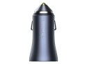 Baseus Ładowarka samochodowa Baseus USB+ USB-C QC3.0 PD 40W Grey