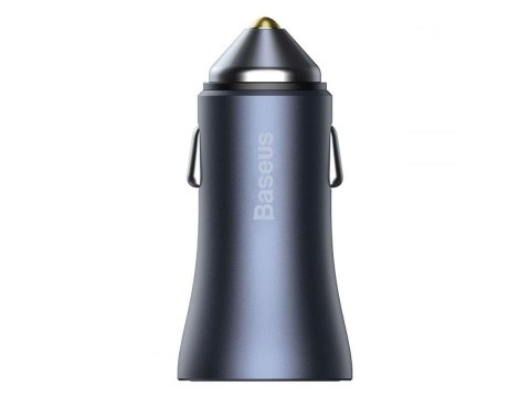 Baseus Ładowarka samochodowa Baseus USB+ USB-C QC3.0 PD 40W Grey Baseus Ładowarka samochodowa Baseus USB+ USB-C QC3.0 PD 40W Grey