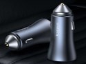 Baseus Ładowarka samochodowa Baseus USB+ USB-C QC3.0 PD 40W Grey