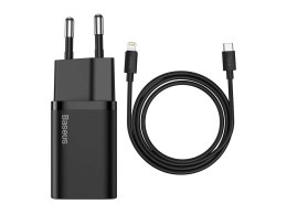 Baseus Ładowarka sieciowa Baseus USB-C PD 20W + Kabel USB-C do Lightning 1m