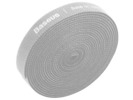 Baseus Taśma rzep Baseus organizer opaska do kabli Circle Velcro Strap 3m Szara
