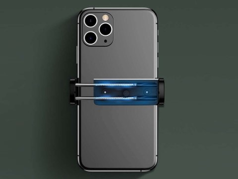 Baseus Uchwyt samochodowy na telefon Baseus do kratki nawiewu Czarny Baseus Uchwyt samochodowy na telefon Baseus do kratki nawiewu Czarny