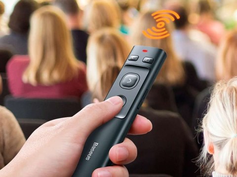 Baseus Wielofunkcyjny Pilot Baseus Orange Dot ze wskaźnikiem laserowym Szary Baseus Wielofunkcyjny Pilot Baseus Orange Dot ze wskaźnikiem laserowym Szary