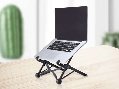 Nexstand Przenośne składane biurko Nexstand K2 stojak pod laptopa podstawka Czarna Nexstand Przenośne składane biurko Nexstand K2 stojak pod laptopa podstawka Czarna