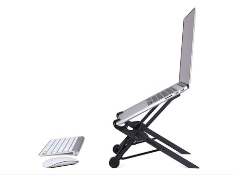 Nexstand Przenośne składane biurko Nexstand K2 stojak pod laptopa podstawka Czarna Nexstand Przenośne składane biurko Nexstand K2 stojak pod laptopa podstawka Czarna