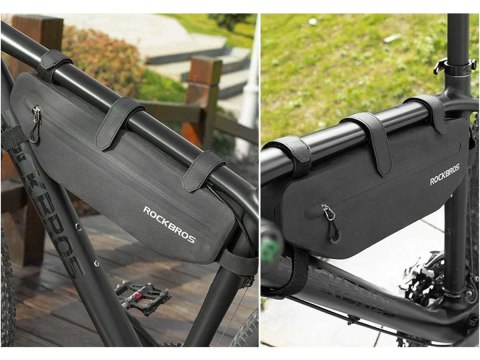 RockBros Etui torba sakwa na rower pod ramę RockBros AS-043 Czarne RockBros Etui torba sakwa na rower pod ramę RockBros AS-043 Czarne