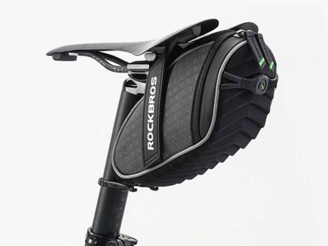 RockBros Etui torba sakwa na rower pod siodełko RockBros C16-BK Czarne RockBros Etui torba sakwa na rower pod siodełko RockBros C16-BK Czarne