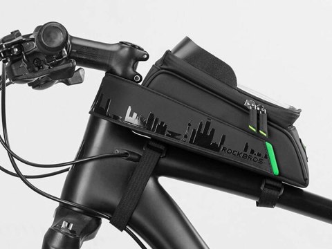 RockBros Etui torba sakwa na rower uchwyt rowerowy na ramę RockBros 029-1BK Czarne RockBros Etui torba sakwa na rower uchwyt rowerowy na ramę RockBros 029-1BK Czarne