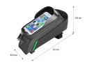RockBros Etui torba sakwa na rower uchwyt rowerowy na ramę RockBros 029-1BK Czarne