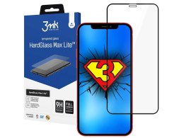3mk Szkło hartowane 3mk HardGlass Max Lite do iPhone 12/ 12 Pro Black
