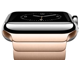 Alogy Bransoleta Alogy Stainless Steel Pasek stal do Apple Watch 1/2/3/4/5/6/7/8/SE/Ultra 42/44/45/49mm Różowe Złoto