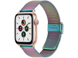 Alogy Bransoleta Milanese pasek Alogy do Apple Watch 42/44/45/49mm Wielokolorowa