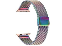 Alogy Bransoleta Milanese pasek Alogy do Apple Watch 42/44/45/49mm Wielokolorowa
