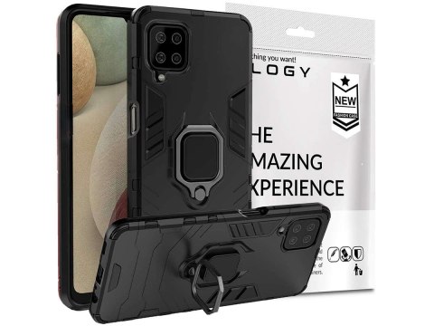 Alogy Etui Alogy Stand Ring Armor do Samsung Galaxy A12 2020/2021/ A12 5G/ M12 czarne Alogy Etui Alogy Stand Ring Armor do Samsung Galaxy A12 2020/2021/ A12 5G/ M12 czarne