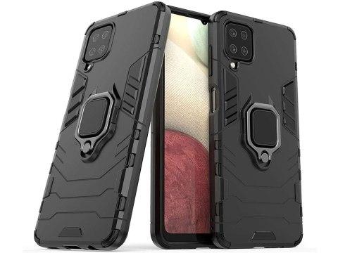 Alogy Etui Alogy Stand Ring Armor do Samsung Galaxy A12 2020/2021/ A12 5G/ M12 czarne Alogy Etui Alogy Stand Ring Armor do Samsung Galaxy A12 2020/2021/ A12 5G/ M12 czarne