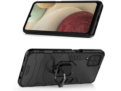 Alogy Etui Alogy Stand Ring Armor do Samsung Galaxy A12 2020/2021/ A12 5G/ M12 czarne Alogy Etui Alogy Stand Ring Armor do Samsung Galaxy A12 2020/2021/ A12 5G/ M12 czarne