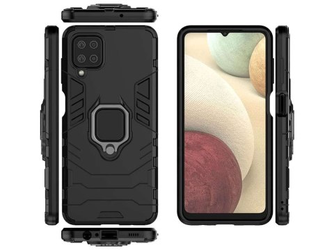 Alogy Etui Alogy Stand Ring Armor do Samsung Galaxy A12 2020/2021/ A12 5G/ M12 czarne Alogy Etui Alogy Stand Ring Armor do Samsung Galaxy A12 2020/2021/ A12 5G/ M12 czarne