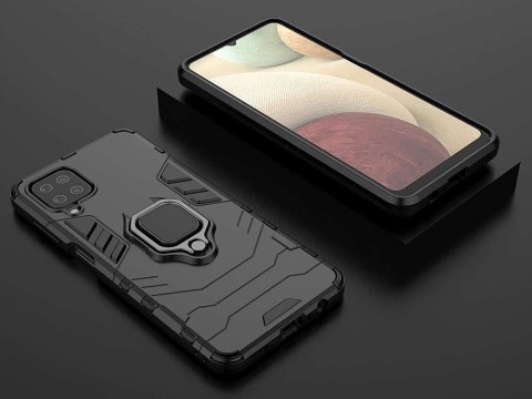 Alogy Etui Alogy Stand Ring Armor do Samsung Galaxy A12 2020/2021/ A12 5G/ M12 czarne Alogy Etui Alogy Stand Ring Armor do Samsung Galaxy A12 2020/2021/ A12 5G/ M12 czarne