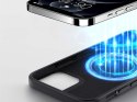 Alogy Etui do Mag Safe Alogy do ładowarek Qi do iPhone 12 Pro Max Czarne