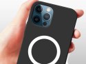 Alogy Etui do Mag Safe Alogy do ładowarek Qi do iPhone 12 Pro Max Czarne