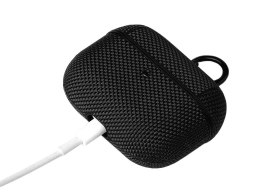 Alogy Etui nylonowe Alogy obudowa ochronna do Apple AirPods Pro Czarne