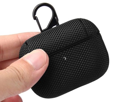 Alogy Etui nylonowe Alogy obudowa ochronna do Apple AirPods Pro Czarne Alogy Etui nylonowe Alogy obudowa ochronna do Apple AirPods Pro Czarne