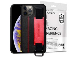 Alogy Etui obudowa Alogy Leather Case do Apple iPhone 12/ 12 Pro 6.1 Czarne