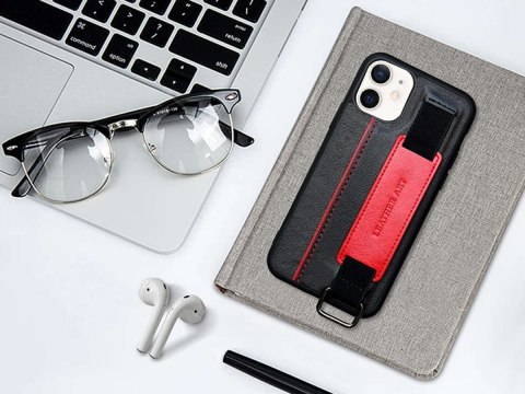 Alogy Etui obudowa Alogy Leather Case do Apple iPhone 12 Mini 5.4 Czarne Alogy Etui obudowa Alogy Leather Case do Apple iPhone 12 Mini 5.4 Czarne