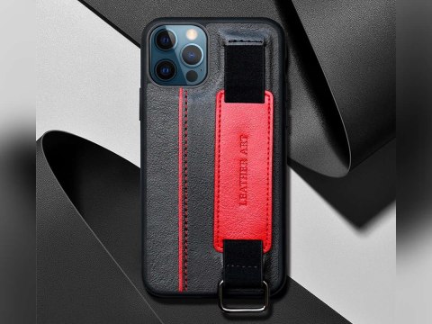 Alogy Etui obudowa Alogy Leather Case do Apple iPhone 12 Pro Max 6.5 Czarne Alogy Etui obudowa Alogy Leather Case do Apple iPhone 12 Pro Max 6.5 Czarne