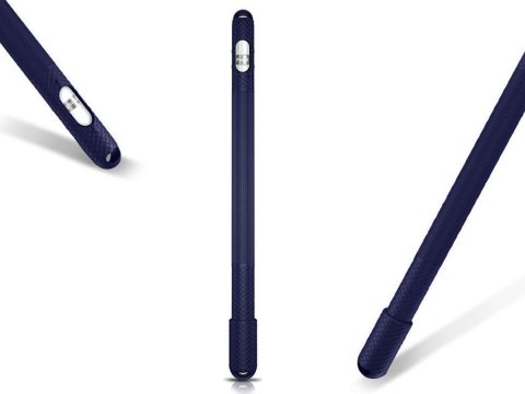 Alogy Etui ochronne Alogy obudowa pokrowiec na Apple Pencil 1 Granatowe Alogy Etui ochronne Alogy obudowa pokrowiec na Apple Pencil 1 Granatowe