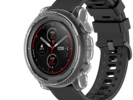 Alogy Etui silikonowe nakładka Alogy case do Xiaomi Amazfit Stratos 3 Przezroczyste