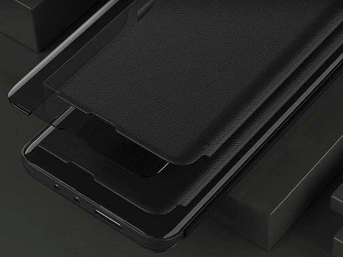 Alogy Etui z klapką portfel Alogy skórzane Smart View Cover do Samsung Galaxy A52 5G/ A52s Czarne Alogy Etui z klapką portfel Alogy skórzane Smart View Cover do Samsung Galaxy A52 5G/ A52s Czarne