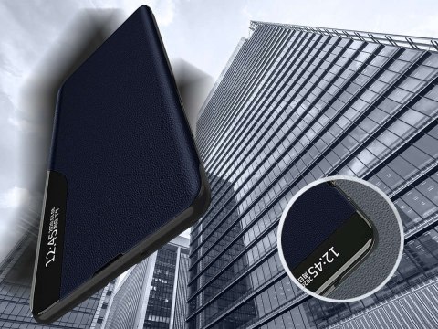 Alogy Etui z klapką portfel Alogy skórzane Smart View Cover do Samsung Galaxy A52 5G/ A52s Granatowe Alogy Etui z klapką portfel Alogy skórzane Smart View Cover do Samsung Galaxy A52 5G/ A52s Granatowe