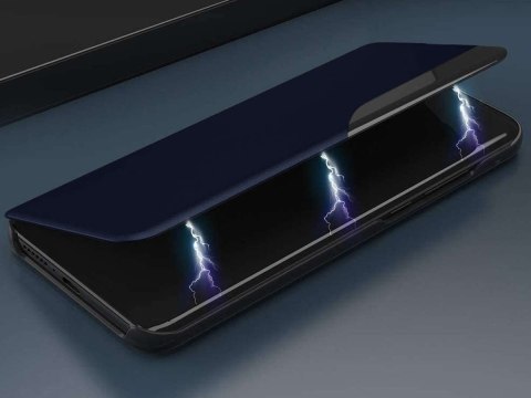 Alogy Etui z klapką portfel Alogy skórzane Smart View Cover do Samsung Galaxy A52 5G/ A52s Granatowe Alogy Etui z klapką portfel Alogy skórzane Smart View Cover do Samsung Galaxy A52 5G/ A52s Granatowe