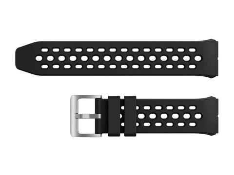 Alogy Gumowy Uniwersalny pasek sportowy Alogy soft band do smartwatcha 22mm Czarny Alogy Gumowy Uniwersalny pasek sportowy Alogy soft band do smartwatcha 22mm Czarny