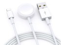 Alogy Ładowarka indukcyjna Qi + Lightning 2w1 Alogy do Apple Watch/ iPhone