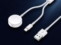 Alogy Ładowarka indukcyjna Qi + Lightning 2w1 Alogy do Apple Watch/ iPhone