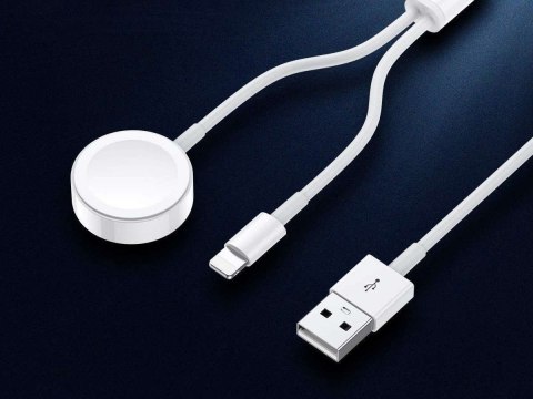 Alogy Ładowarka indukcyjna Qi + Lightning 2w1 Alogy do Apple Watch/ iPhone Alogy Ładowarka indukcyjna Qi + Lightning 2w1 Alogy do Apple Watch/ iPhone