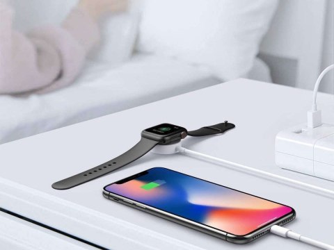 Alogy Ładowarka indukcyjna Qi + Lightning 2w1 Alogy do Apple Watch/ iPhone Alogy Ładowarka indukcyjna Qi + Lightning 2w1 Alogy do Apple Watch/ iPhone