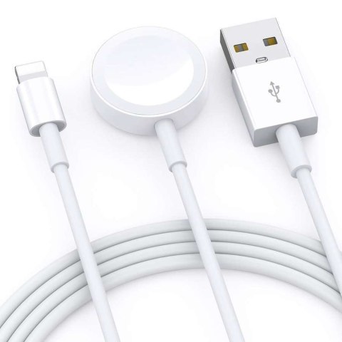 Alogy Ładowarka indukcyjna Qi + Lightning 2w1 Alogy do Apple Watch/ iPhone Alogy Ładowarka indukcyjna Qi + Lightning 2w1 Alogy do Apple Watch/ iPhone