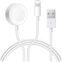 Alogy Ładowarka indukcyjna Qi + Lightning 2w1 Alogy do Apple Watch/ iPhone