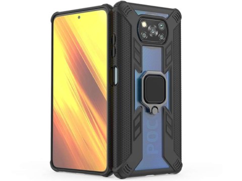 Alogy Pancerne etui Alogy Ring Carbon Holder do Xiaomi Poco X3 NFC Alogy Pancerne etui Alogy Ring Carbon Holder do Xiaomi Poco X3 NFC