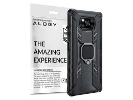 Alogy Pancerne etui Alogy Ring Carbon Holder do Xiaomi Poco X3 NFC